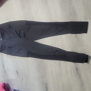 Black Mesh Side Pocket Leggings